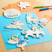 Magical Color-In Wood Ornaments by Creatology™