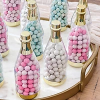 Kate Aspen® Medium Gold Metallic Champagne Bottle Favor Containers, 12ct.
