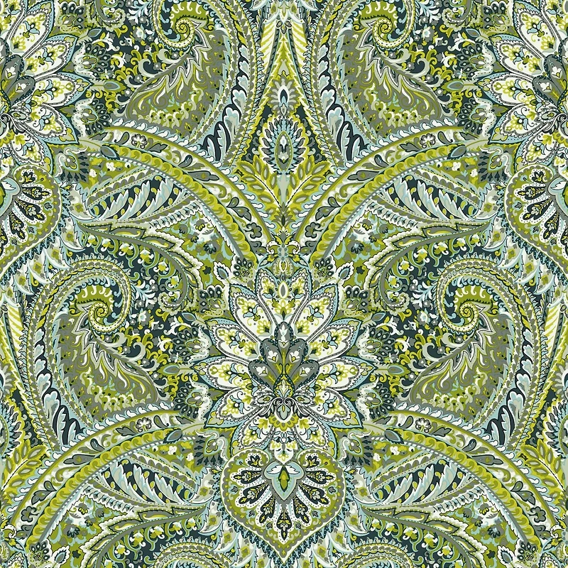 RoomMates Swept Away Green Peel & Stick Wallpaper