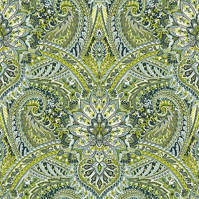 RoomMates Swept Away Green Peel & Stick Wallpaper