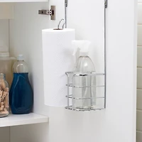 Kitchen Details Chrome 2-in-1 Over the Cabinet Cleaning Organizer