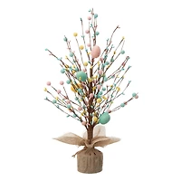 Glitzhome® 18" Easter Eggs Tabletop Tree