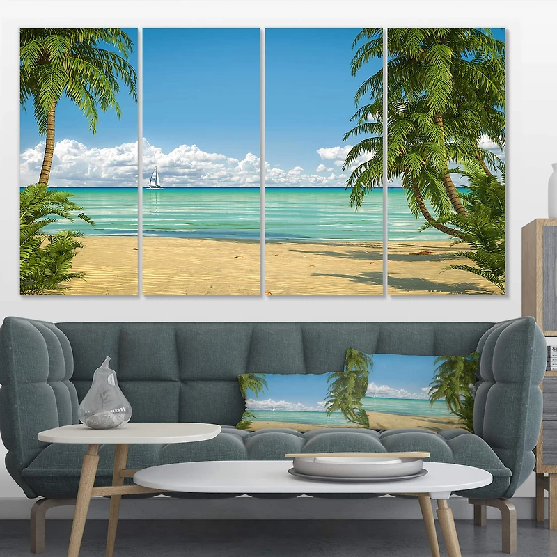 Designart - Palms at Caribbean Beach