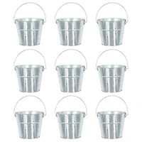 ArtSkills® 5" Small Galvanized Metal Buckets, 9ct.