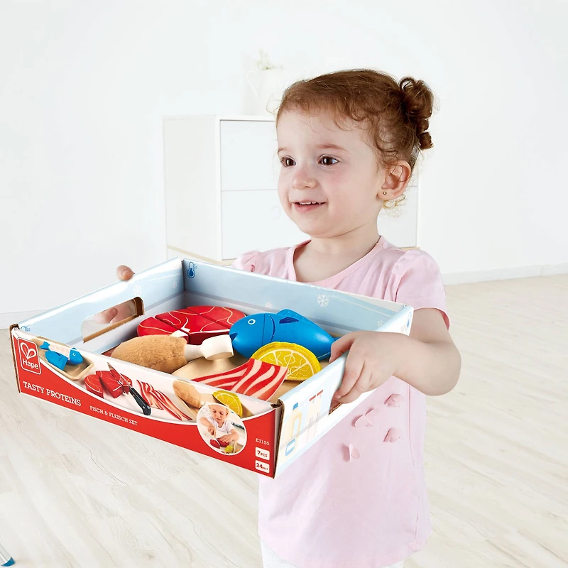 Hape Tasty Proteins Kitchen Food Playset
