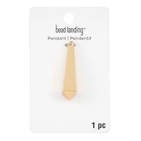 Gold Icicle Prism Drop Pendant by Bead Landing™