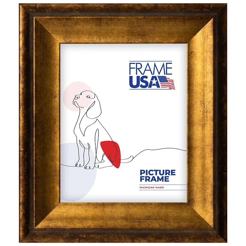 Frame USA Verona Wide Bronze Single Image Picture Frame
