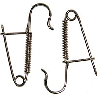Lacis Silver Knitting Pin Pair