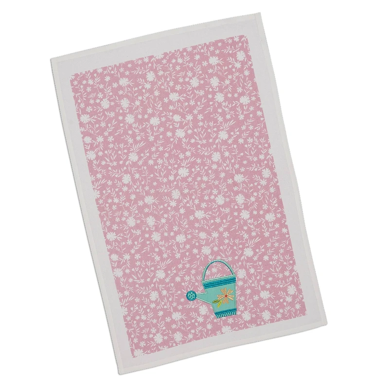 DII® Watering Can Embellished Dishtowels, 2ct.