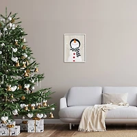 Stupell Industries 16" x 20" Happy Smiling Winter Snowman Giclée Wall Art