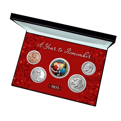 2021 Year To Remember Santa Coin Box Set
