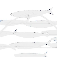 Blue Metal Coastal Wall Decor, 27" x 22"