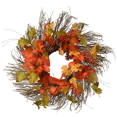 26" Maple Leaves Wreath