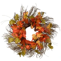 26" Maple Leaves Wreath