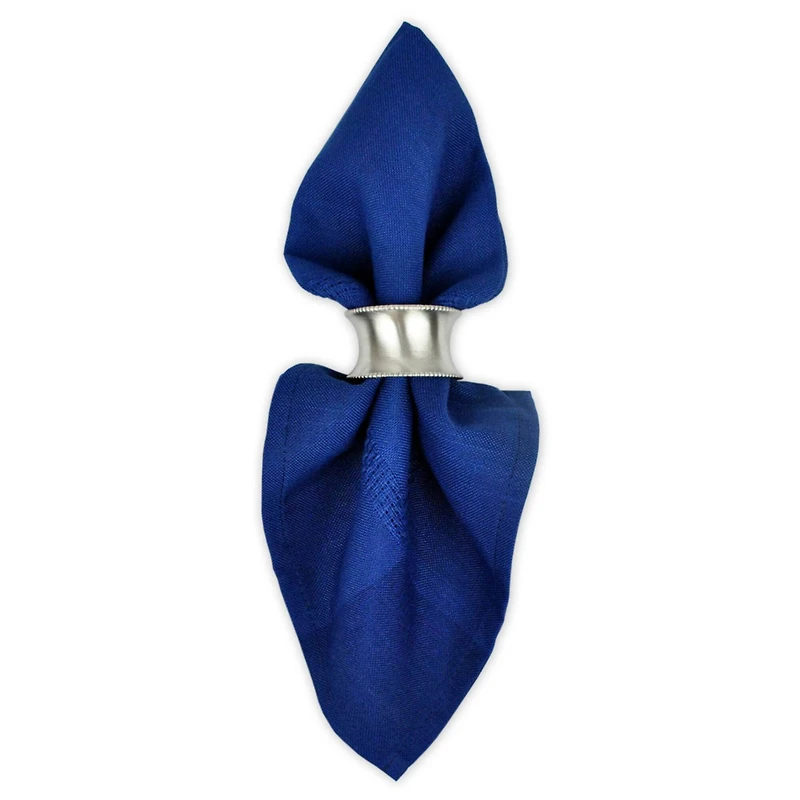 Beaded Silver Napkin Ring, 6ct.