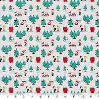 Peanuts® Christmas Trees Cotton Fabric 