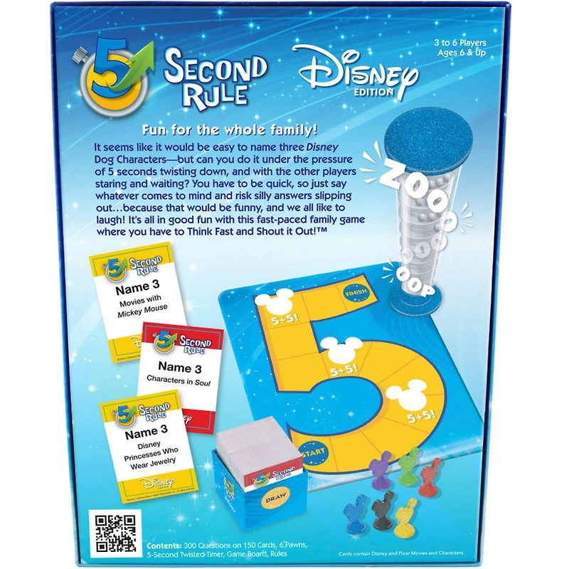 5 Second Rule Disney Edition Game