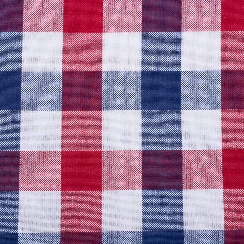 DII® Red & Blue Check Cloth Dinner Napkins, 6ct.