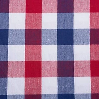 DII® Red & Blue Check Cloth Dinner Napkins, 6ct.