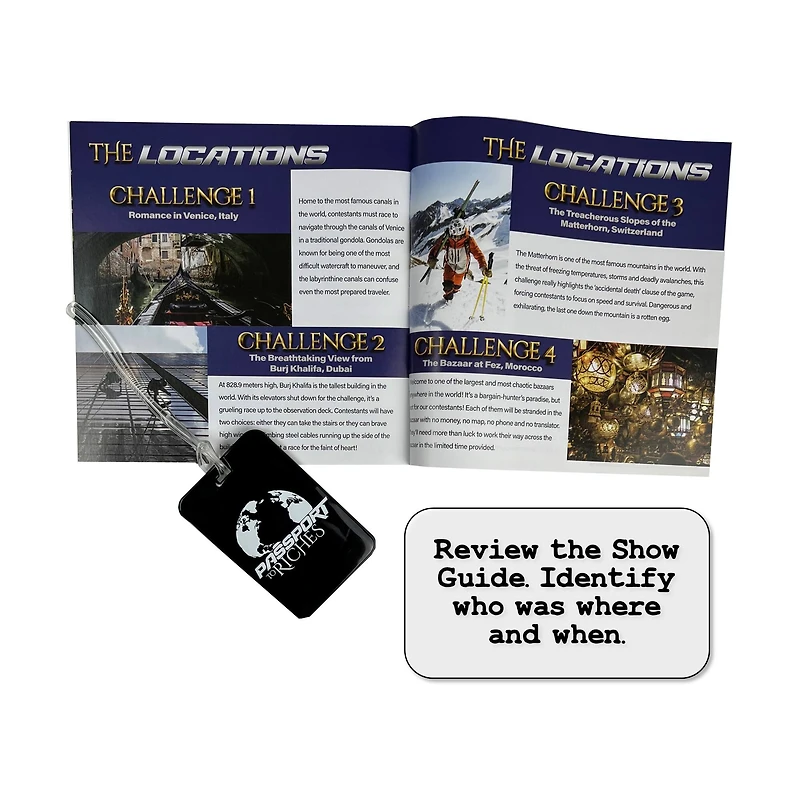 Murder Mystery Party Case Files Puzzles - Passport to Murder: 1000 Pcs