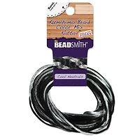 The Beadsmith® Rattail™ 2mm Cool Neutrals Mix Kumihimo Braid Satin Cord