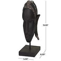 15.5" Woman Bust Sculpture