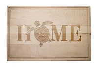 17" Home Turtle Maple Wood Cutting Board