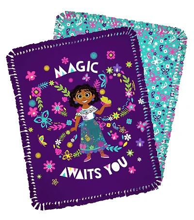 Encanto 72" Mirabel Magic Awaits No Sew Fleece Throw Kit