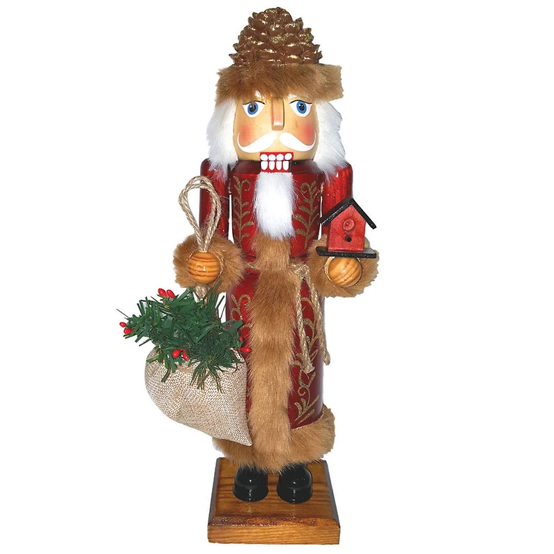 Santa's Workshop 14" Pinecone Santa Nutcracker