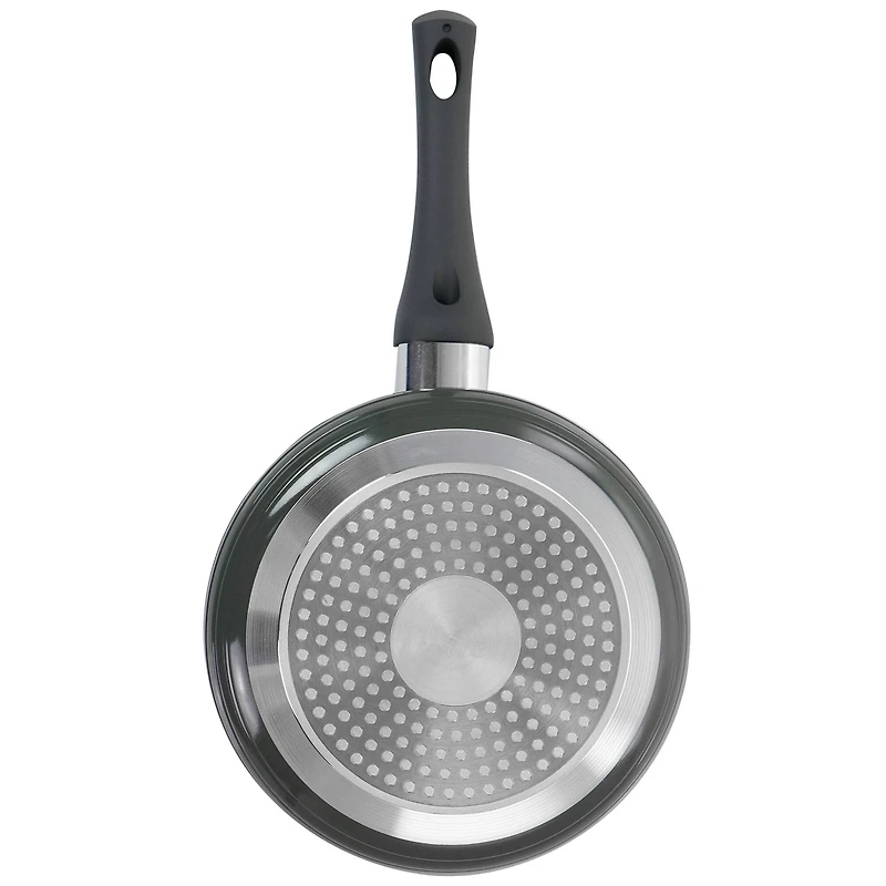 Oster Ridge Valley 2.5qt. Gray Nonstick Aluminum Saucepan with Lid