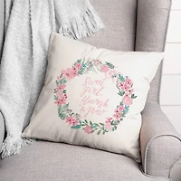 Flourish And Grow 18" x 18" Throw Pillow