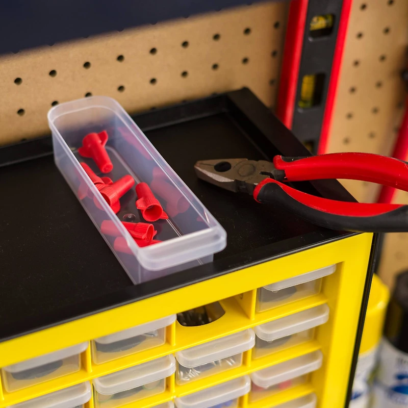 IRIS® Yellow & Black 44-Drawer Parts Cabinet