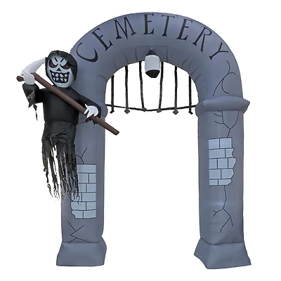 12ft. Inflatable Halloween Ghost Decoration with LED Lights