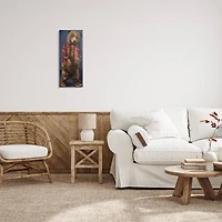 Stupell Industries Forest Brown Bear Rainboots Flannel Shirt Rustic Animal Canvas Wall Art