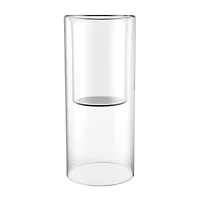 8" Clear Glass Cylinder Candle Holder by Ashland®