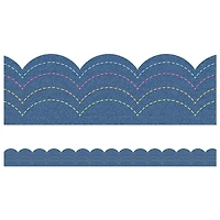 Carson Dellosa® Cool Denim Scalloped Borders Sets, 6ct.