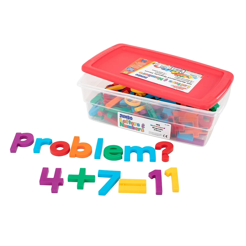 Educational Insights Jumbo AlphaMagnets & MathMagnets