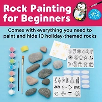 Creativity for Kids® Holiday Hide & Seek Rock Painting Kit