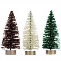 Mini Brown, White & Green Trees, 3ct. by Ashland®