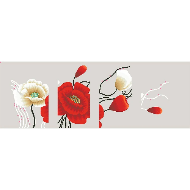 Diamond Dotz® Art Deco Poppies Diamond Painting Kit
