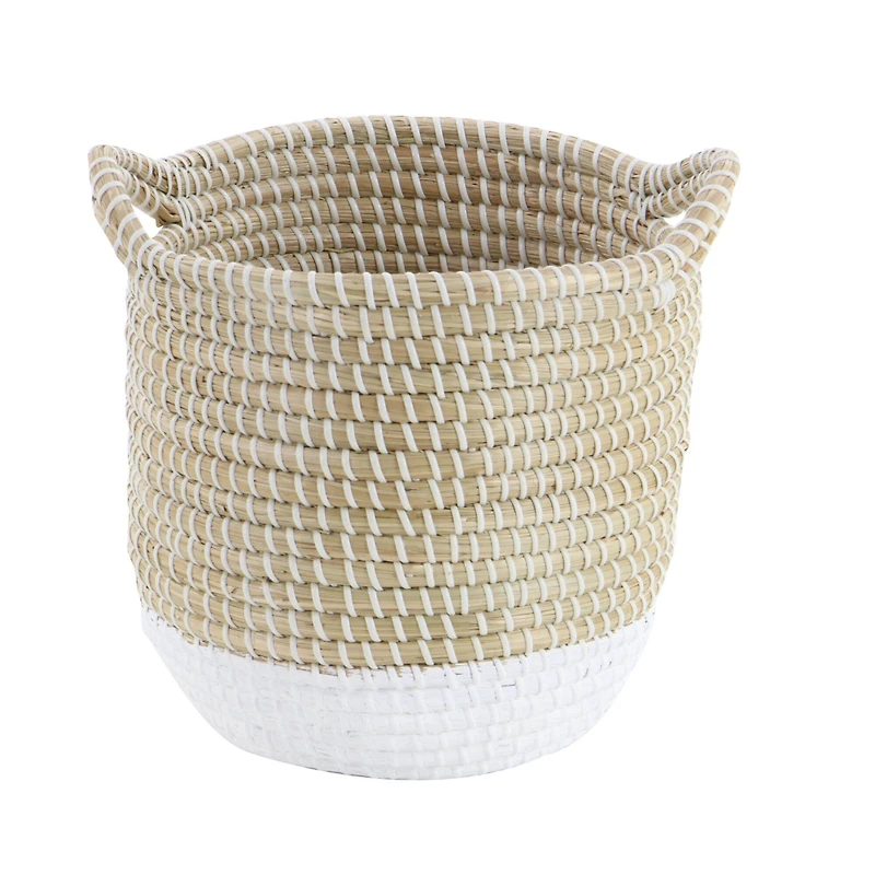 CosmoLiving by Cosmopolitan Brown Sea Grass Contemporary Storage Basket Set
