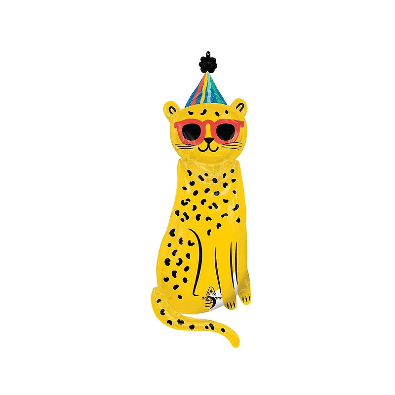 SuperShape™ XL® 45" Party Cheetah Foil Balloon