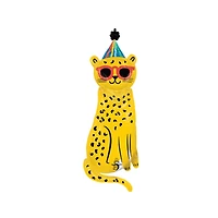 SuperShape™ XL® 45" Party Cheetah Foil Balloon
