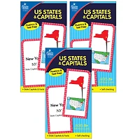 Carson Dellosa® Education U.S. States & Capitals Flash Cards, Pack of 3