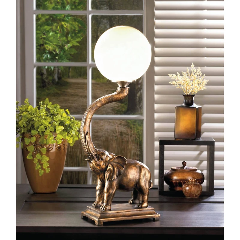 24.5'' Trumpeting Elephant Lamp