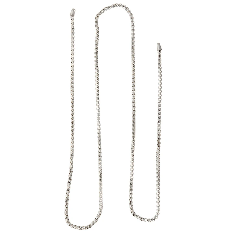 Rhodium Box Chain by Bead Landing©