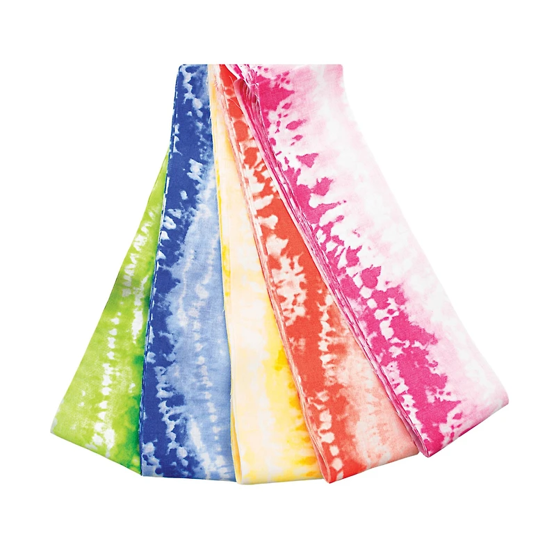 Tie Dye Fabric Strips by Loops & Threads®