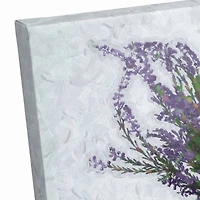 Lavendar Bundle In Vase  16" x 20" Canvas Wall Art