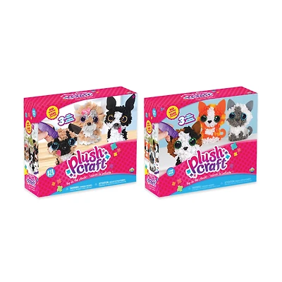 Assorted PlushCraft™ 3D Fabric Craft Mini Pack