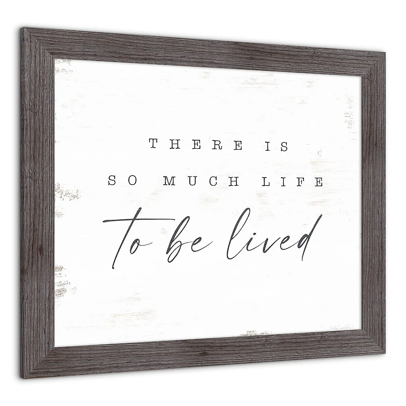 So Much Life To Be Lived Western Framed Print